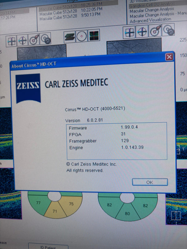 Zeiss Cirrus 4000 HD OCT – Advanced Eye Imaging, Ready for Clinical Use