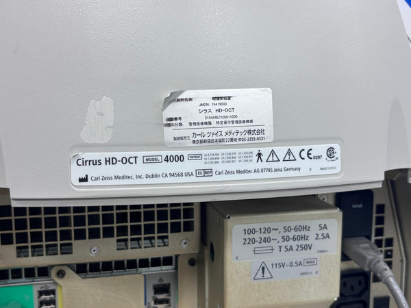 Zeiss Cirrus 4000 HD OCT – Advanced Eye Imaging, Ready for Clinical Use